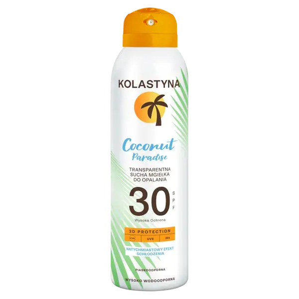 Защитный сухой спрей с фильтром spf30, 150 мл Kolastyna
Защитный сухой спрей с фильтром spf30, 150 мл Kolastyna