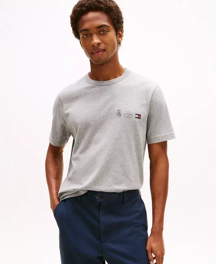 Мужская футболка Small Crest Outline Tommy Hilfiger, серый
Мужская футболка Small Crest Outline Tommy Hilfiger, серый