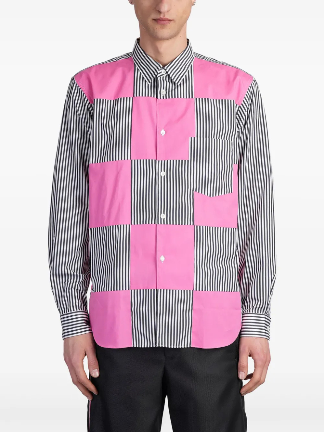 Рубашка из хлопка Comme des Garçons Homme Plus, черный 
Рубашка из хлопка Comme des Garçons Homme Plus, черный