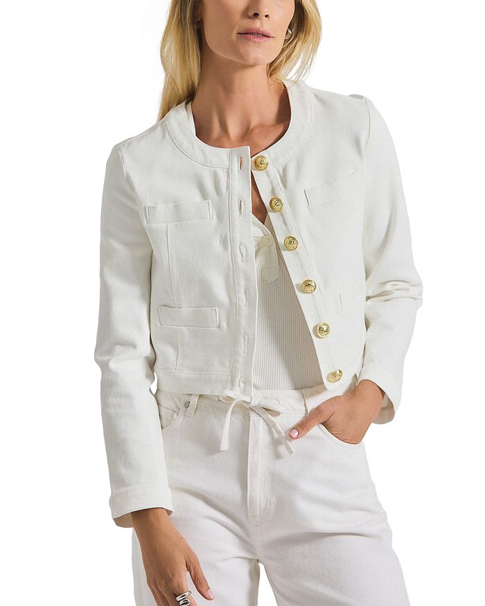 Короткий джинсовый жакет Penny с эффектом стрейч Derek Lam 10 Crosby, белый
Короткий джинсовый жакет Penny с эффектом стрейч Derek Lam 10 Crosby, белый