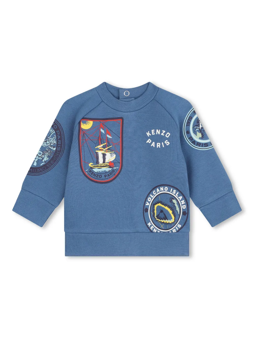 Толстовка с логотипом Kenzo Kids, синий
Толстовка с логотипом Kenzo Kids, синий