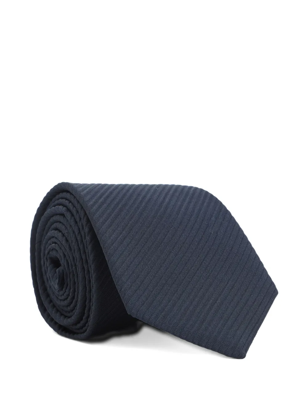 Ребристый галстук GIORGIO ARMANI, синий 
Ребристый галстук GIORGIO ARMANI, синий