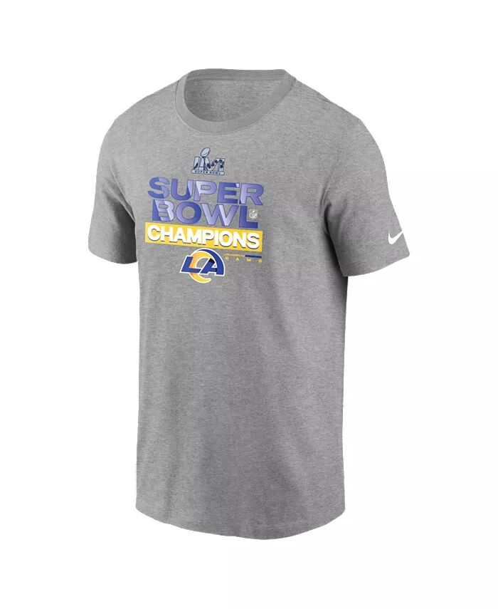 Футболка мужская Heather Charcoal Los Angeles Rams 2021 Super Bowl Champions Locker Room Trophy Collection Nike
Футболка мужская Heather Charcoal Los Angeles Rams 2021 Super Bowl Champions Locker Room Trophy Collection Nike