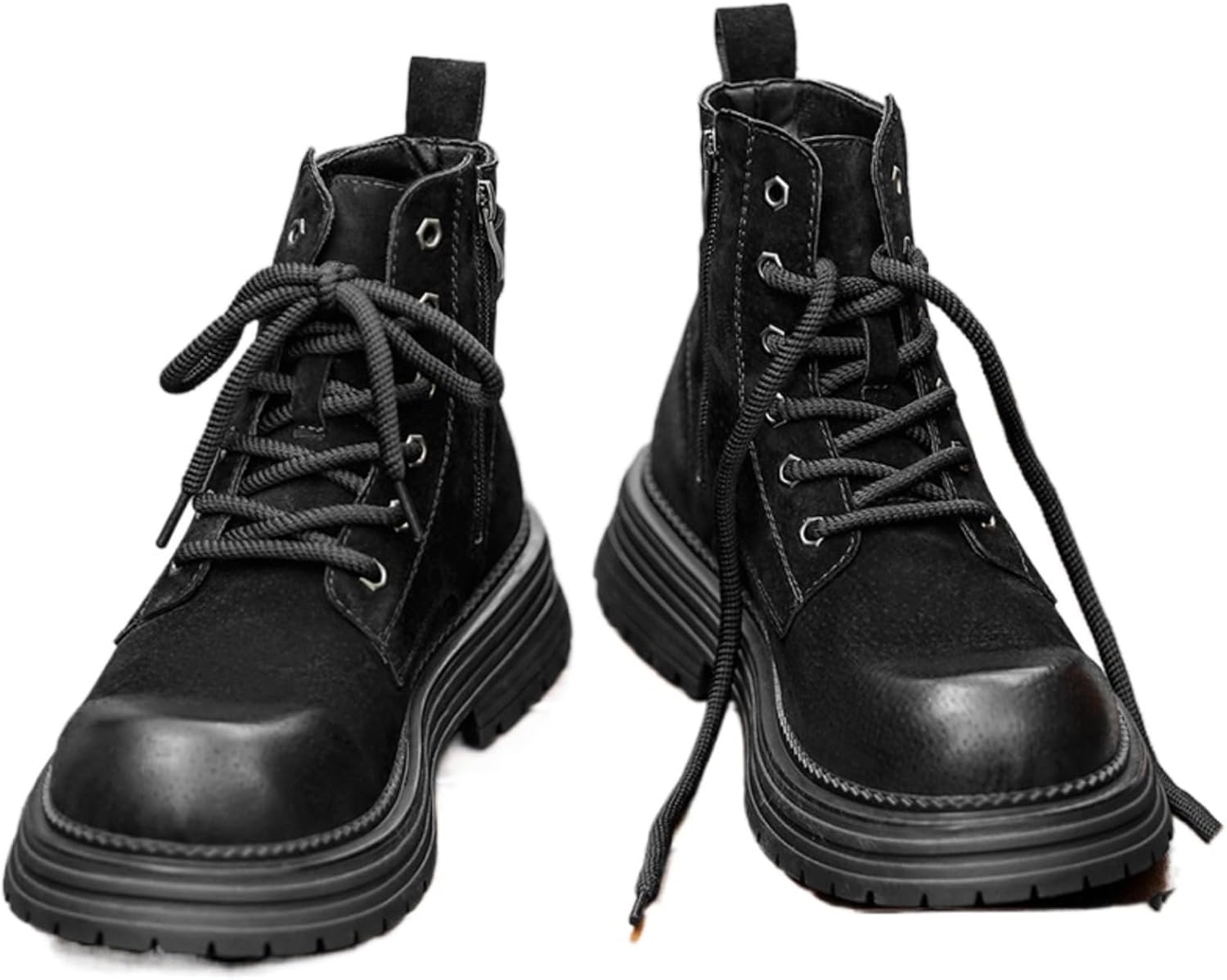 Мужские мотоботы средней высоты на шнуровке, круглый носок, из свиной кожи, повседневные ботинки для езды для мужчин, на осенний сезон Azttoztto, черный
Мужские мотоботы средней высоты на шнуровке, круглый носок, из свиной кожи, повседневные ботинки для езды для мужчин, на осенний сезон Azttoztto, черный