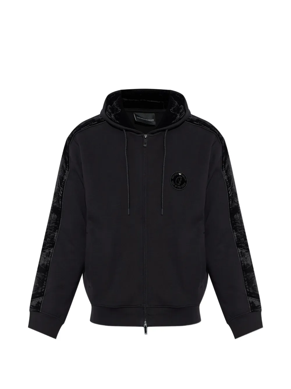 Худи с кулиской Emporio Armani, черный
Худи с кулиской Emporio Armani, черный