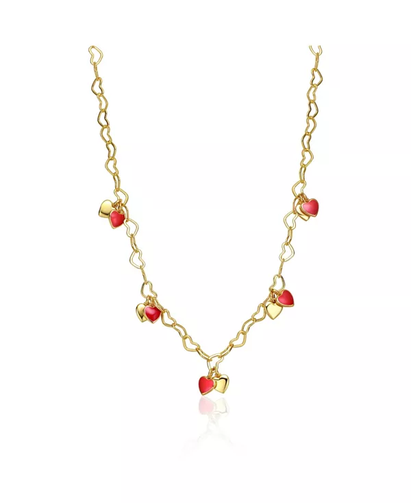 Ожерелье с подвеской в виде красного сердца, покрытое 14-каратным золотом, для малышей/детей Gigigirl, red
Ожерелье с подвеской в виде красного сердца, покрытое 14-каратным золотом, для малышей/детей Gigigirl, red