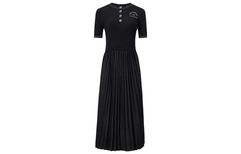 KARL LAGERFELD / Karl Lagerfeld Jeans KARL LAGERFELD Женское черное платье с коротким рукавом
KARL LAGERFELD / Karl Lagerfeld Jeans KARL LAGERFELD Женское черное платье с коротким рукавом