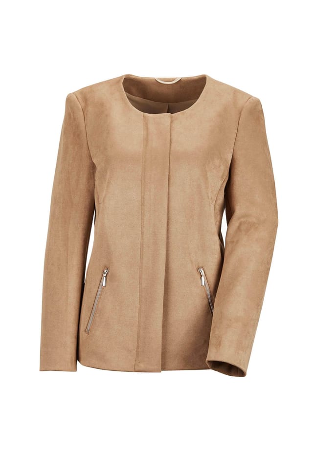 Короткий размер: выразительная куртка из искусственной кожи очень мягкая на ощупь. Goldner, цвет milchkaffee
Короткий размер: выразительная куртка из искусственной кожи очень мягкая на ощупь. Goldner, цвет milchkaffee