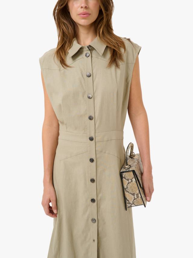 GZizza платье-рубашка миди без рукавов Gestuz, Silver Sage
GZizza платье-рубашка миди без рукавов Gestuz, Silver Sage