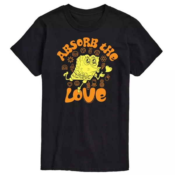 Мужская футболка с принтом «Губка Боб Квадратные Штаны поглощает любовь» Nickelodeon, черный
Мужская футболка с принтом «Губка Боб Квадратные Штаны поглощает любовь» Nickelodeon, черный