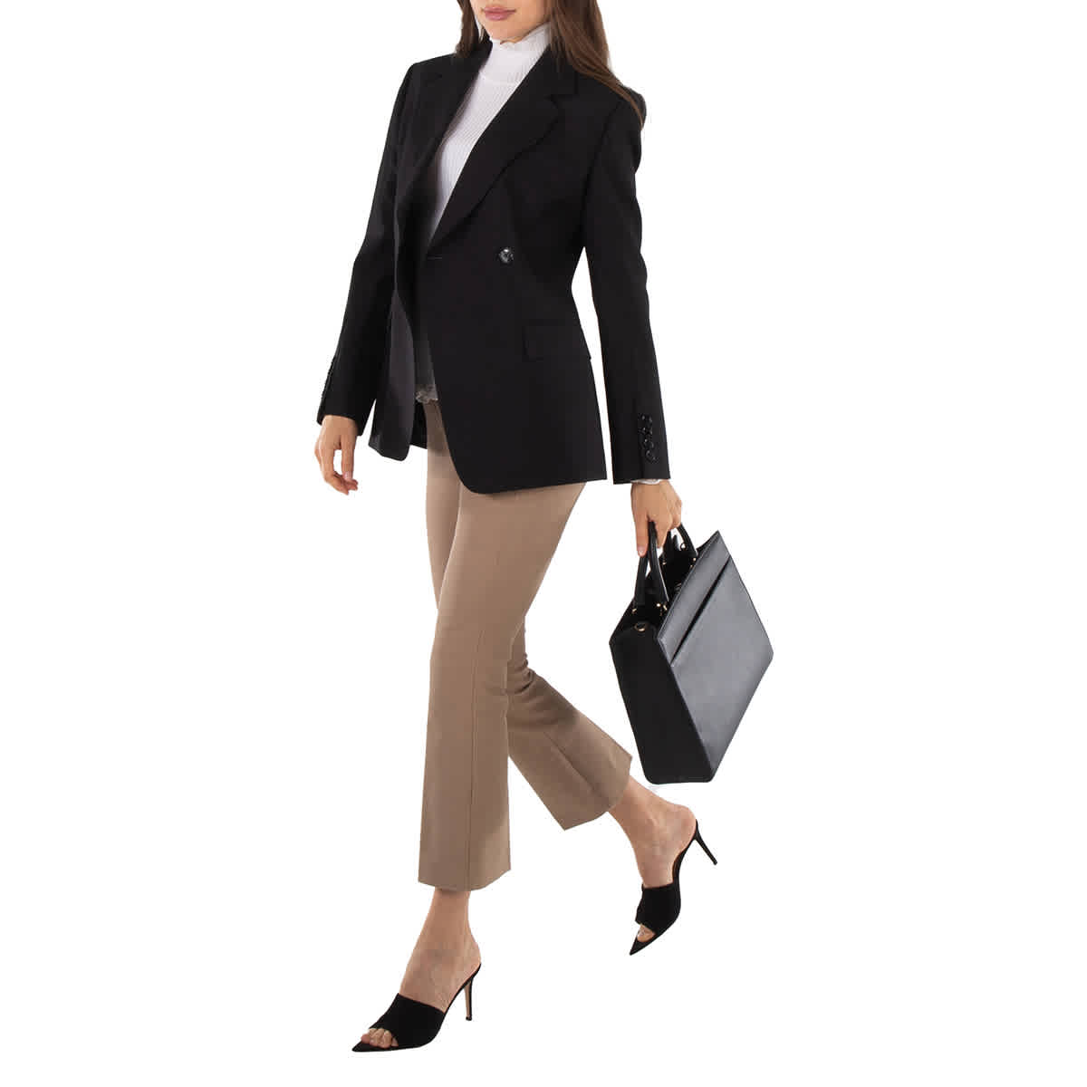 Барберри Клодетт Шерстяной однобортный пиджак Burberry, черный
Барберри Клодетт Шерстяной однобортный пиджак Burberry, черный