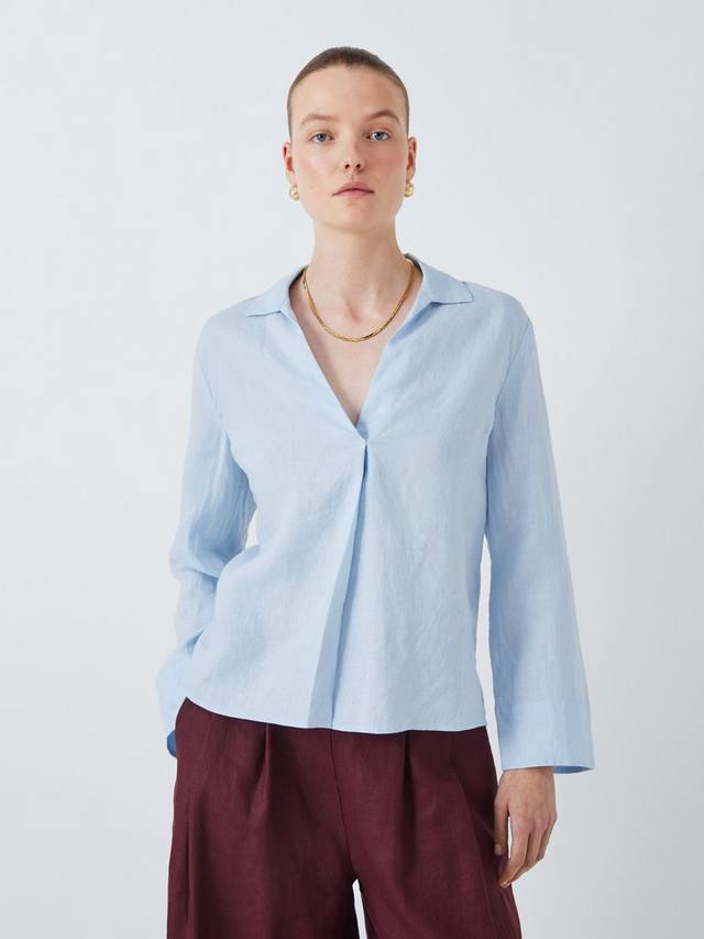Льняная рубашка - туника John Lewis, цвет Sky Blue
Льняная рубашка - туника John Lewis, цвет Sky Blue