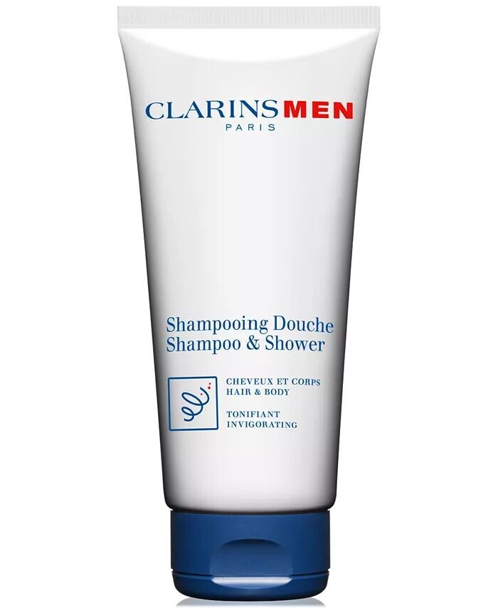 Clarins Мужской шампунь и душ для волос и тела
Clarins Мужской шампунь и душ для волос и тела