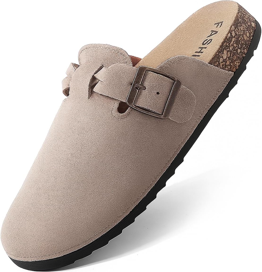 Женские замшевые сабо DDXYYDS, мужские кожаные мюли, удобные сандалии с пробковой стелькой, поддержкой свода стопы и регулируемой пряжкой, бежевый
Женские замшевые сабо DDXYYDS, мужские кожаные мюли, удобные сандалии с пробковой стелькой, поддержкой свода стопы и регулируемой пряжкой, бежевый