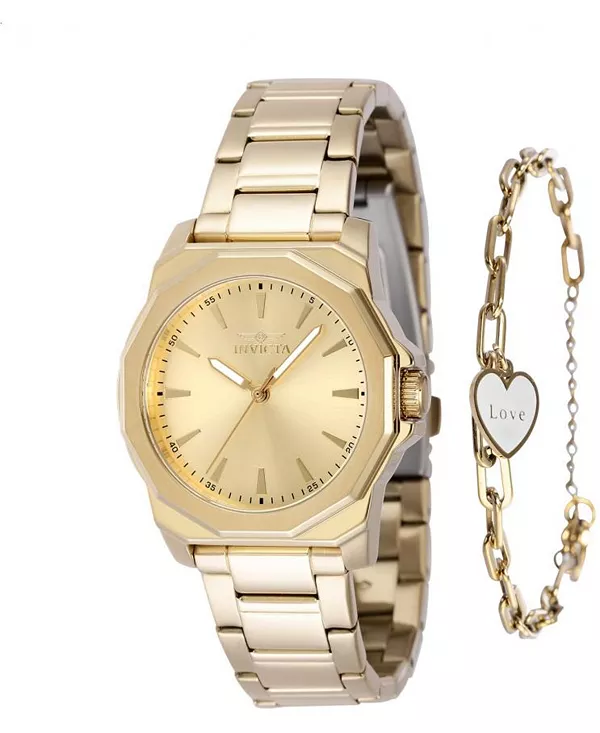 Женские кварцевые часы Speedway 48579 с тремя стрелками и золотым циферблатом Invicta, gold
Женские кварцевые часы Speedway 48579 с тремя стрелками и золотым циферблатом Invicta, gold