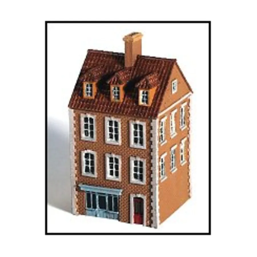 Таунхаус с тремя заливами и остроконечной крышей, Terrain Maker Pewter Buildings & Books
Таунхаус с тремя заливами и остроконечной крышей, Terrain Maker Pewter Buildings & Books