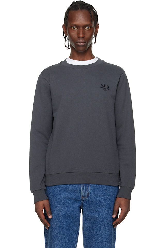 A.P.C. Стандартная серая толстовка 'rue madame'
A.P.C. Стандартная серая толстовка 'rue madame'