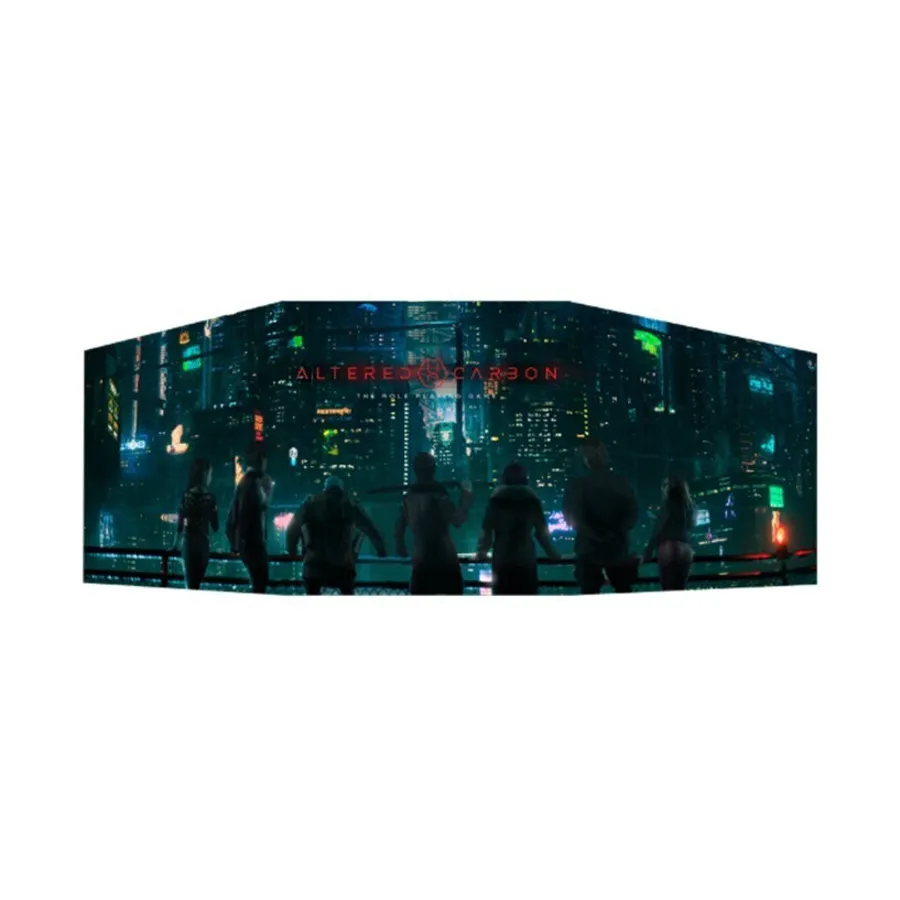 Видоизмененный углерод — экран GM, Role Playing Games (Renegade Game Studios)
Видоизмененный углерод — экран GM, Role Playing Games (Renegade Game Studios)