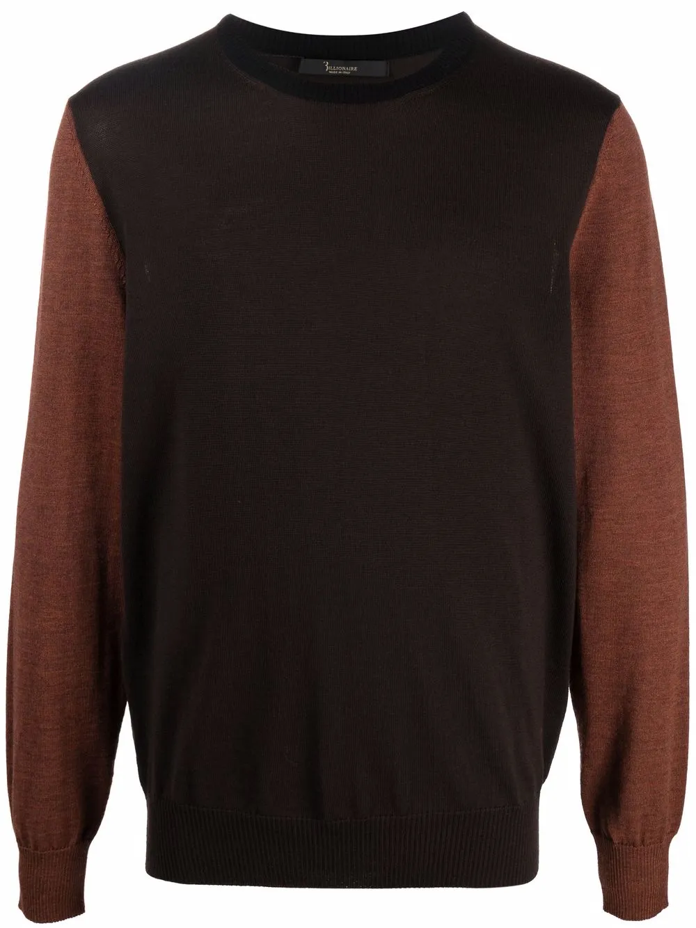 Пуловер с круглым вырезом Billionaire, коричневый
Пуловер с круглым вырезом Billionaire, коричневый