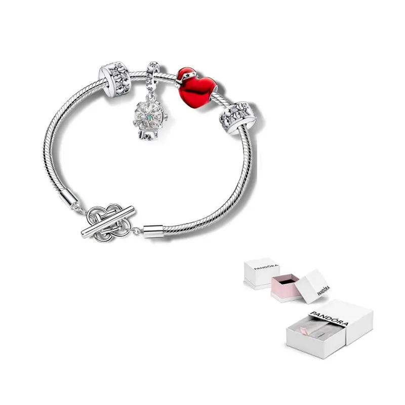 Pandora Браслет Moments с застежкой Barrel и цепочкой Snake в цвете Silver
Pandora Браслет Moments с застежкой Barrel и цепочкой Snake в цвете Silver