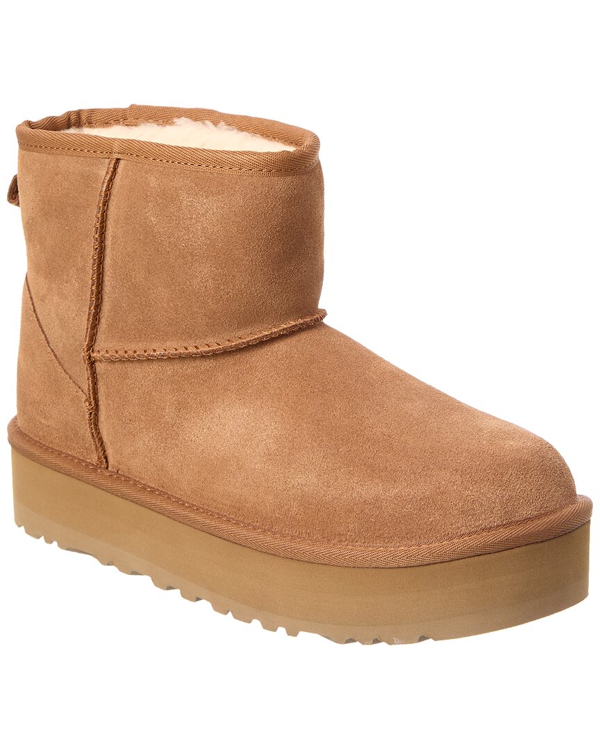 Детские классические мини-сапоги UGG на платформе из замши Ugg, коричневый
Детские классические мини-сапоги UGG на платформе из замши Ugg, коричневый