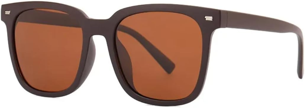 Солнцезащитные очки с защитой от УФ-излучения UV400 | Коричневая оправа с заклепками | Линзы конфетных цветов для занятий спортом на открытом воздухе и вождения DSVIGF, 02
Солнцезащитные очки с защитой от УФ-излучения UV400 | Коричневая оправа с заклепками | Линзы конфетных цветов для занятий спортом на открытом воздухе и вождения DSVIGF, 02