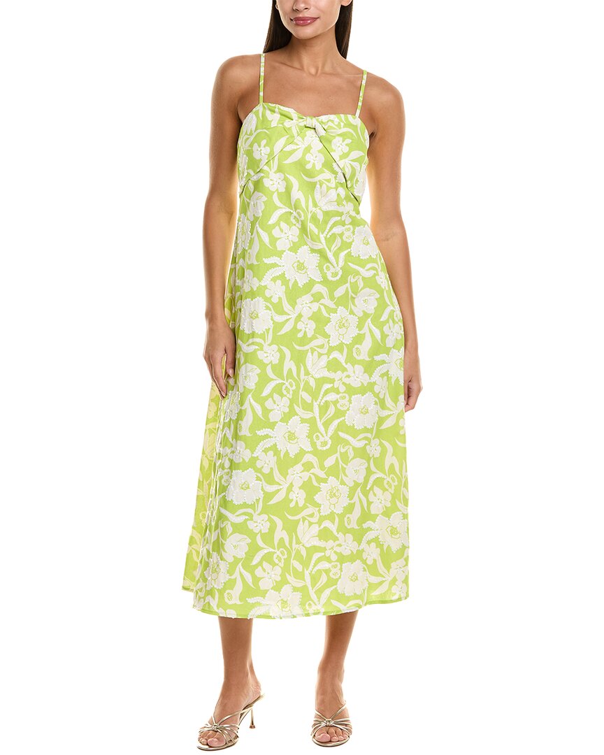 Flora Bea NYC Kienna Платье миди из льняной смеси, зеленый
Flora Bea NYC Kienna Платье миди из льняной смеси, зеленый