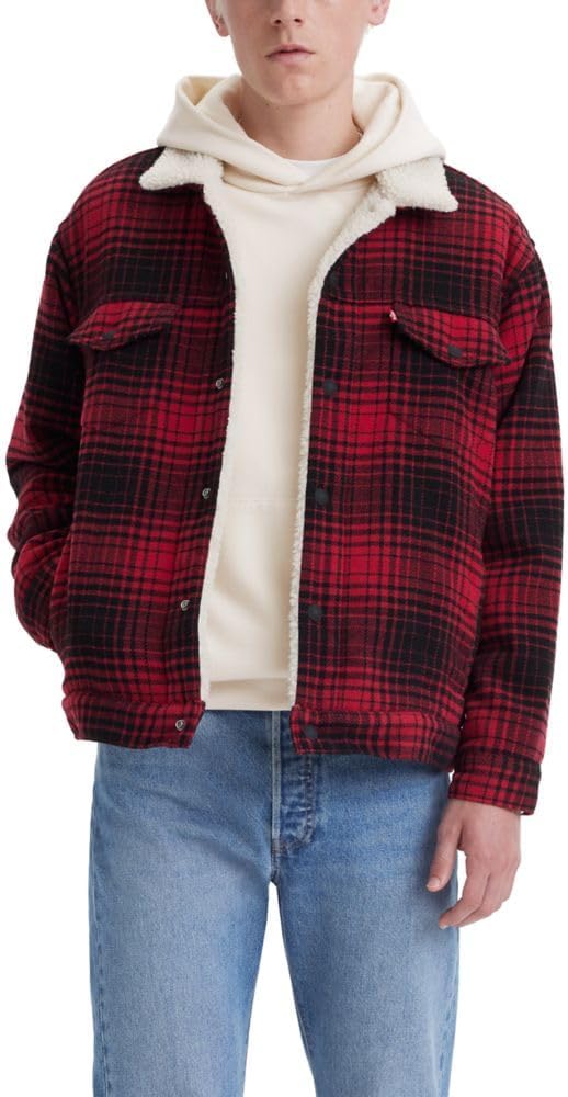 Мужская куртка Levi's Relaxed Fit Trucker, (New) Harvey Plaid Rhythmic Red
Мужская куртка Levi's Relaxed Fit Trucker, (New) Harvey Plaid Rhythmic Red