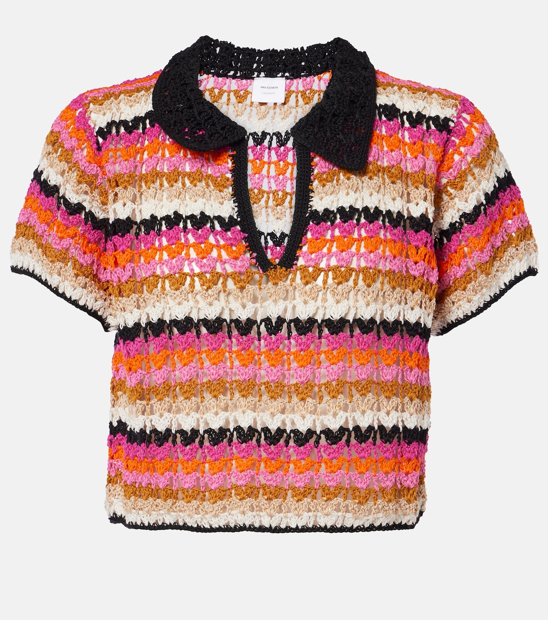 Летняя хлопковая поло Anna Kosturova, Multi Stripes
Летняя хлопковая поло Anna Kosturova, Multi Stripes