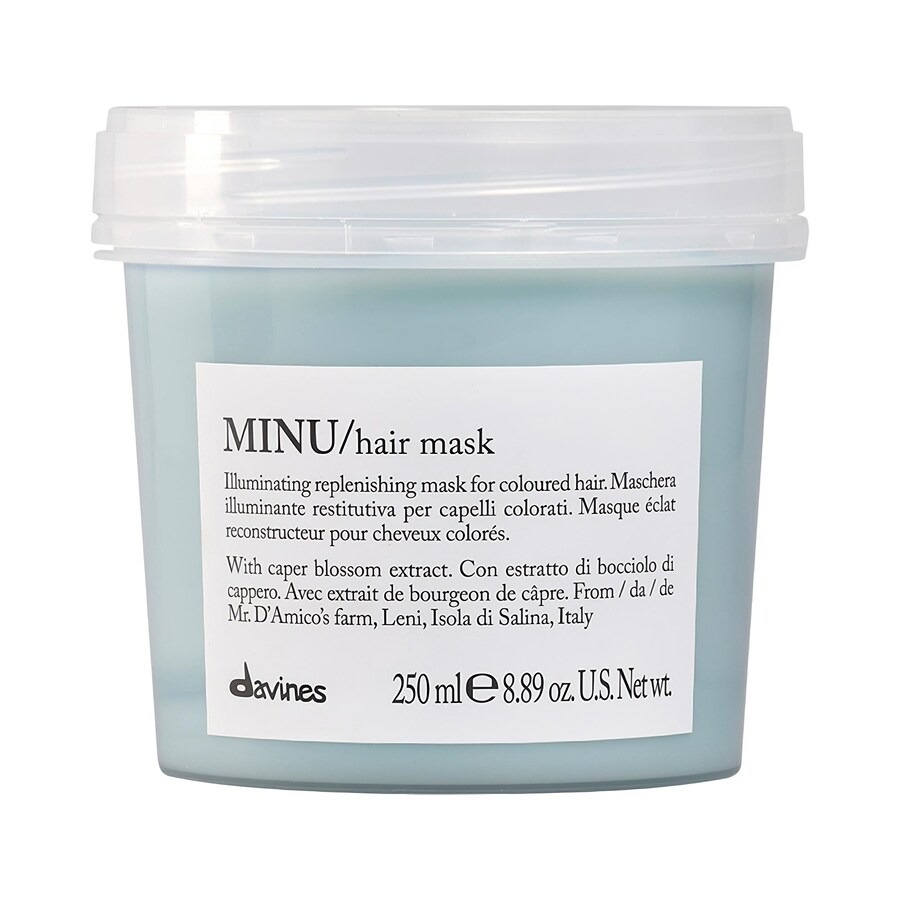 Маска для волос MINU для окрашенных волос Davines, 8.89 oz /250 ml
Маска для волос MINU для окрашенных волос Davines, 8.89 oz /250 ml