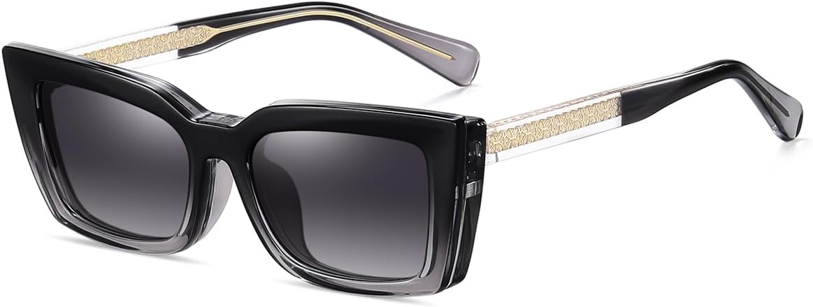 Солнцезащитные очки в квадратной оправе, поляризованные, с магнитным креплением TR90, модель «кошачий глаз», женские, для вождения, с защитой от УФ-излучения UV400, дужки из ацетата weiyuchen, Black Grey Frame
Солнцезащитные очки в квадратной оправе, поляризованные, с магнитным креплением TR90, модель «кошачий глаз», женские, для вождения, с защитой от УФ-излучения UV400, дужки из ацетата weiyuchen, Black Grey Frame