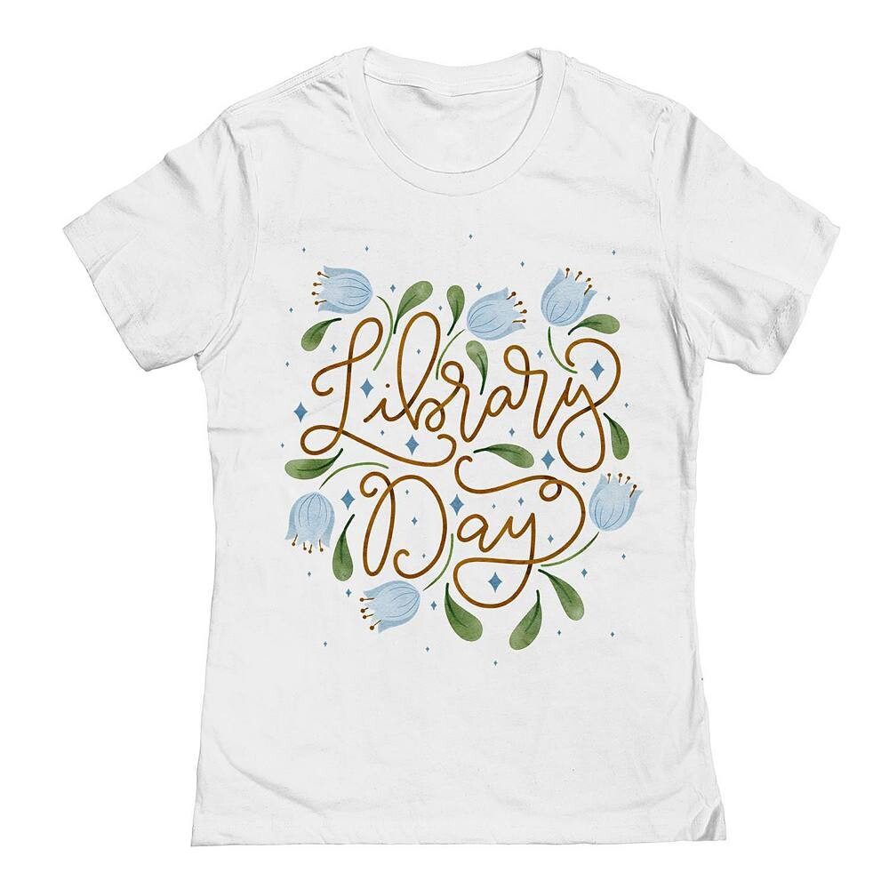 Футболка с рисунком «День библиотеки» для детей, белый
Футболка с рисунком «День библиотеки» для детей, белый