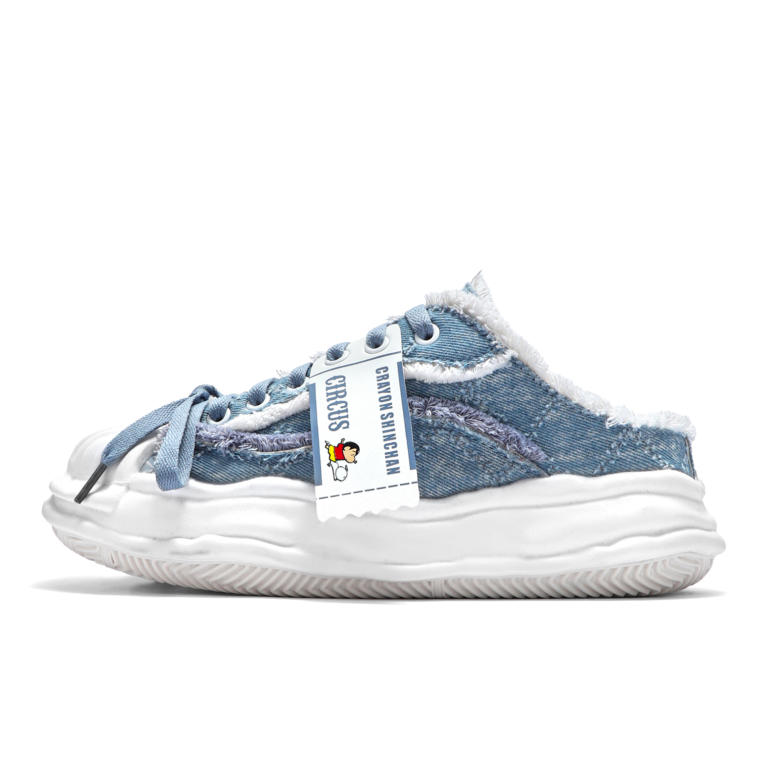 Crayon Shinchan Бесшумные, устойчивые к запахам и истиранию закрытые тапочки унисекс деним синий, цвет Denim Blue
Crayon Shinchan Бесшумные, устойчивые к запахам и истиранию закрытые тапочки унисекс деним синий, цвет Denim Blue