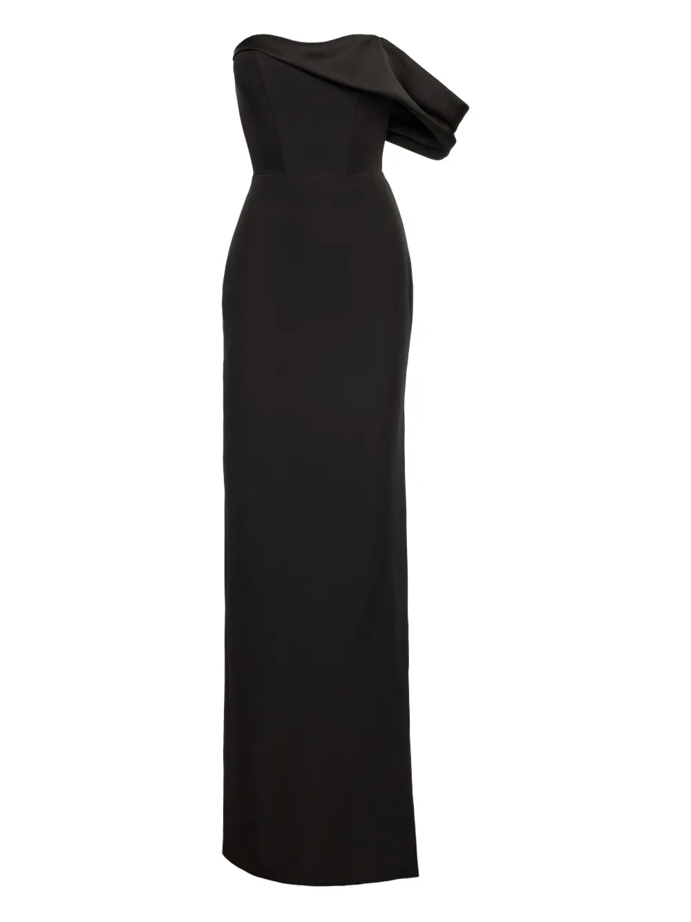 Макси-платье Lya на одно плечо с драпировкой V:PM ATELIER, черный 
Макси-платье Lya на одно плечо с драпировкой V:PM ATELIER, черный