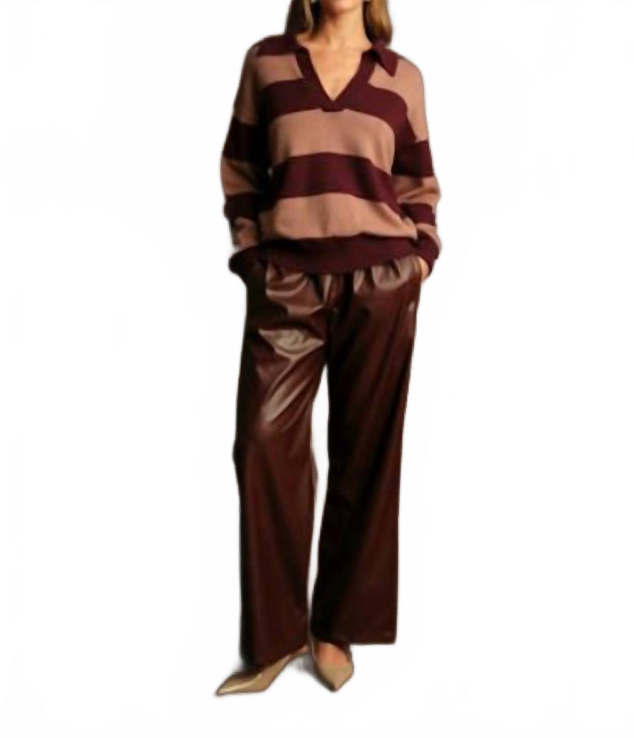 Брюки Dante в коричневом DELUC
Брюки Dante в коричневом DELUC