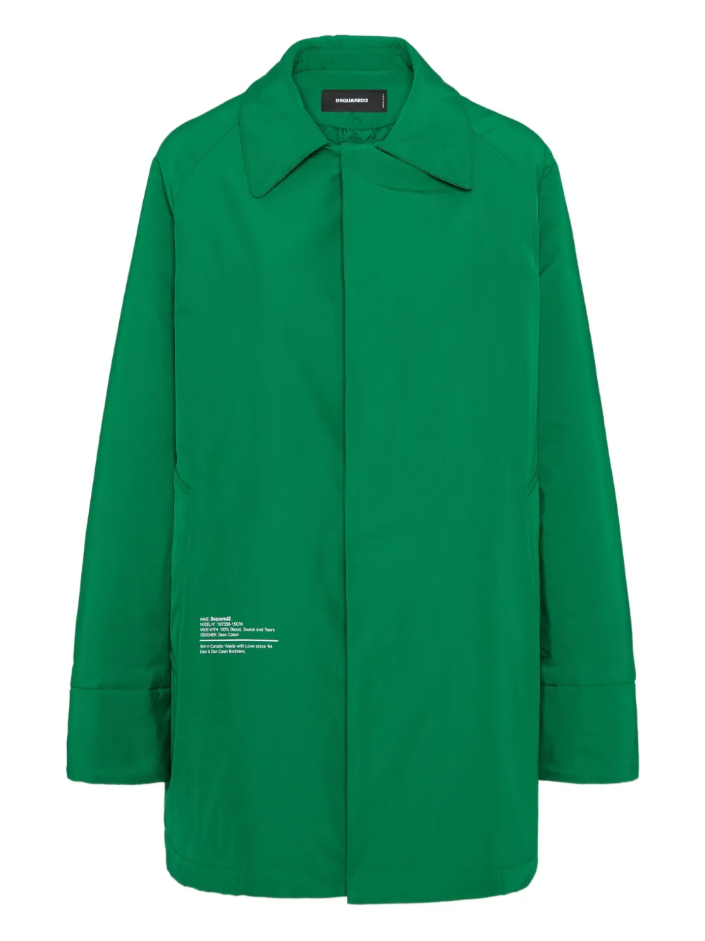 Пальто с логотипом DSQUARED2, зеленый
Пальто с логотипом DSQUARED2, зеленый