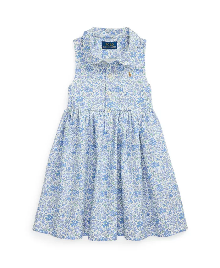 Платье-рубашка с цветочным принтом для девочек Toddler и Little Girls Polo Ralph Lauren, синий
Платье-рубашка с цветочным принтом для девочек Toddler и Little Girls Polo Ralph Lauren, синий