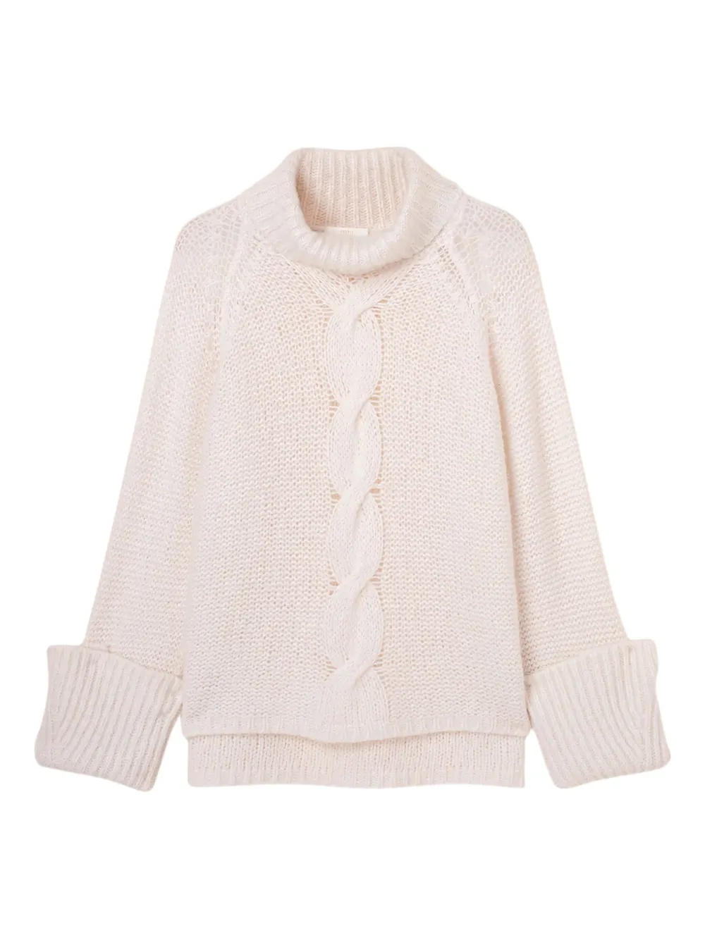 Свитер фактурной вязки с высоким воротником Fedeli, розовый
Свитер фактурной вязки с высоким воротником Fedeli, розовый