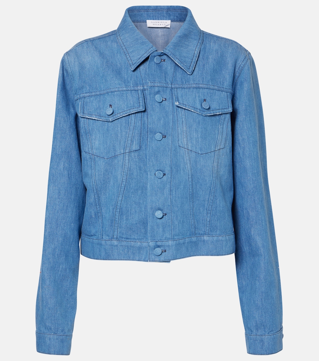 Джинсовая куртка Roland Gabriela Hearst, Light Blue Denim
Джинсовая куртка Roland Gabriela Hearst, Light Blue Denim