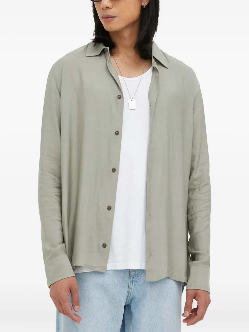 Рубашка на пуговицах Won Hundred, зеленый
Рубашка на пуговицах Won Hundred, зеленый