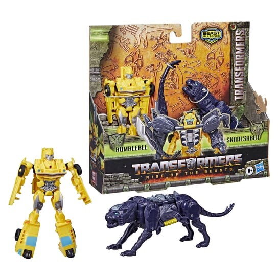Фигурка Hasbro, Transformers, Bumblebee & Snarl Saber, 2 шт.
Фигурка Hasbro, Transformers, Bumblebee & Snarl Saber, 2 шт.