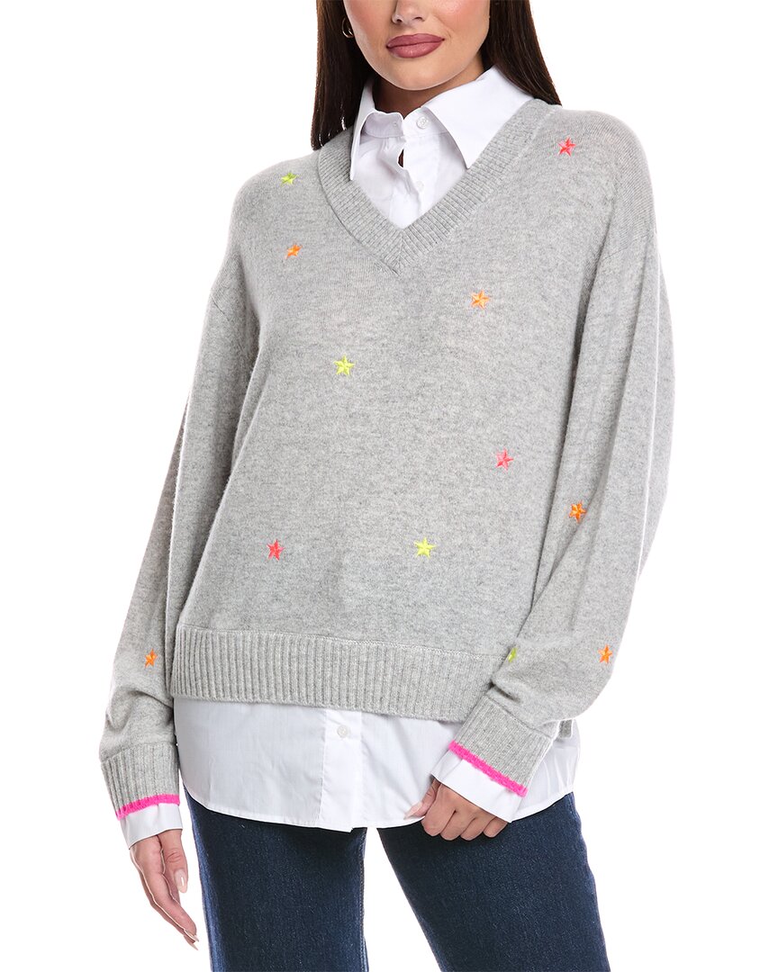 Брод Кашемир Стар Ширтинг V-образный кашемировый свитер Brodie Cashmere, серый
Брод Кашемир Стар Ширтинг V-образный кашемировый свитер Brodie Cashmere, серый