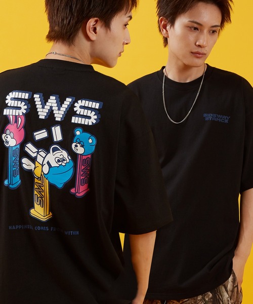 Футболка с короткими рукавами и графическим принтом Sideway Stance, черная
Футболка с короткими рукавами и графическим принтом Sideway Stance, черная