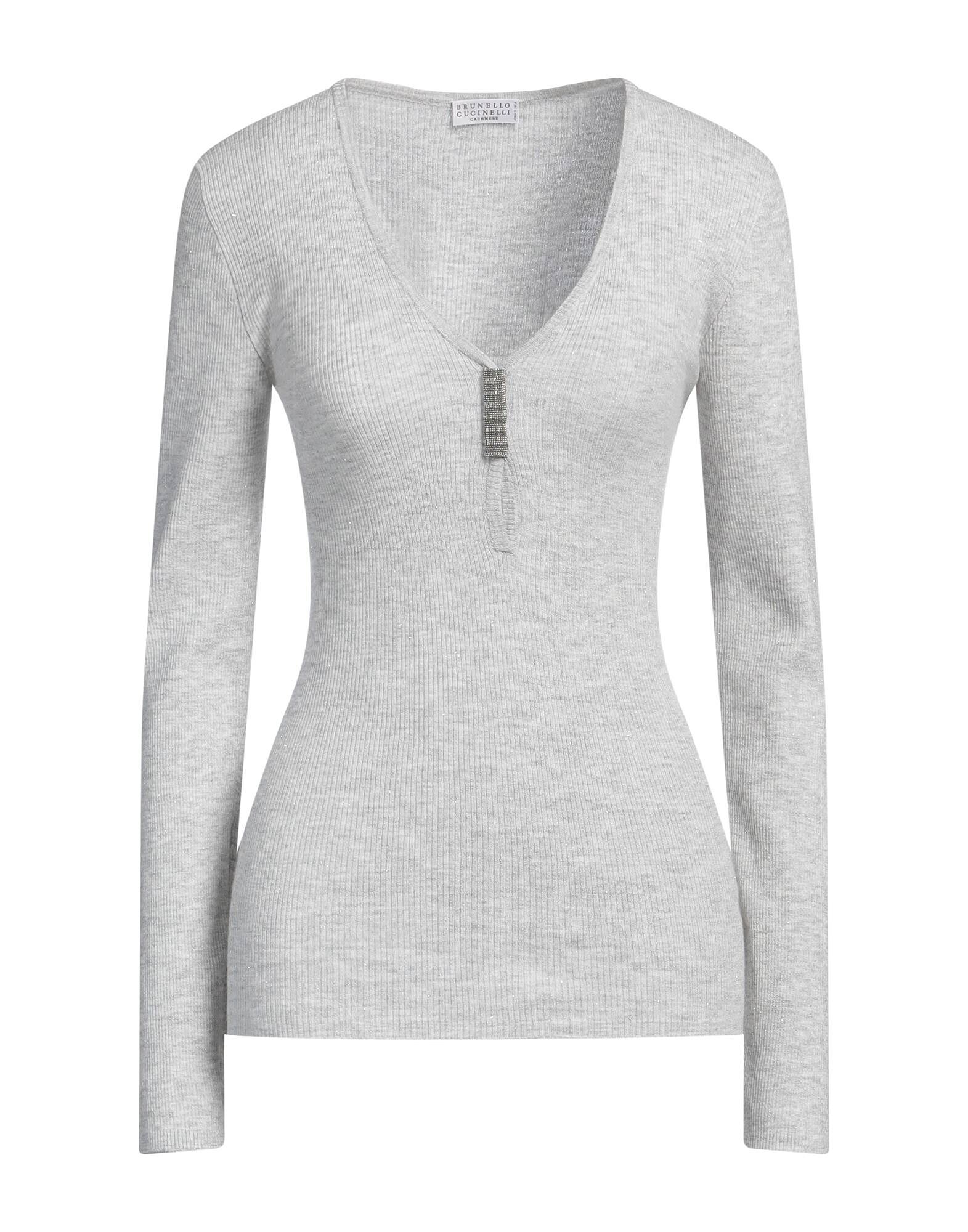 Свитер Brunello Cucinelli, светло-серый
Свитер Brunello Cucinelli, светло-серый