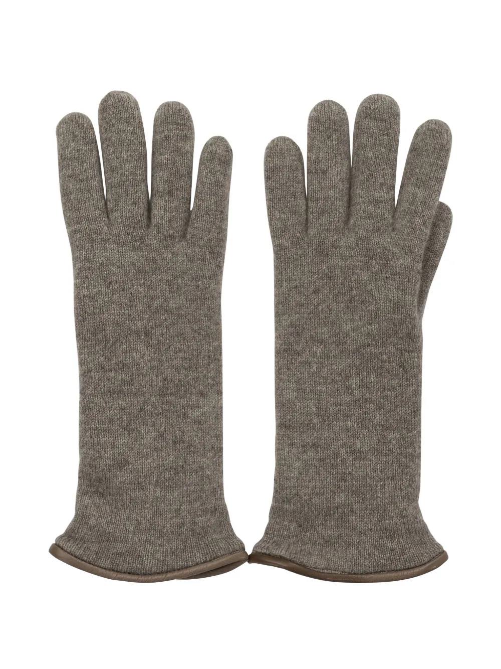 Кашемировые перчатки с манжетами Restelli, коричневый
Кашемировые перчатки с манжетами Restelli, коричневый