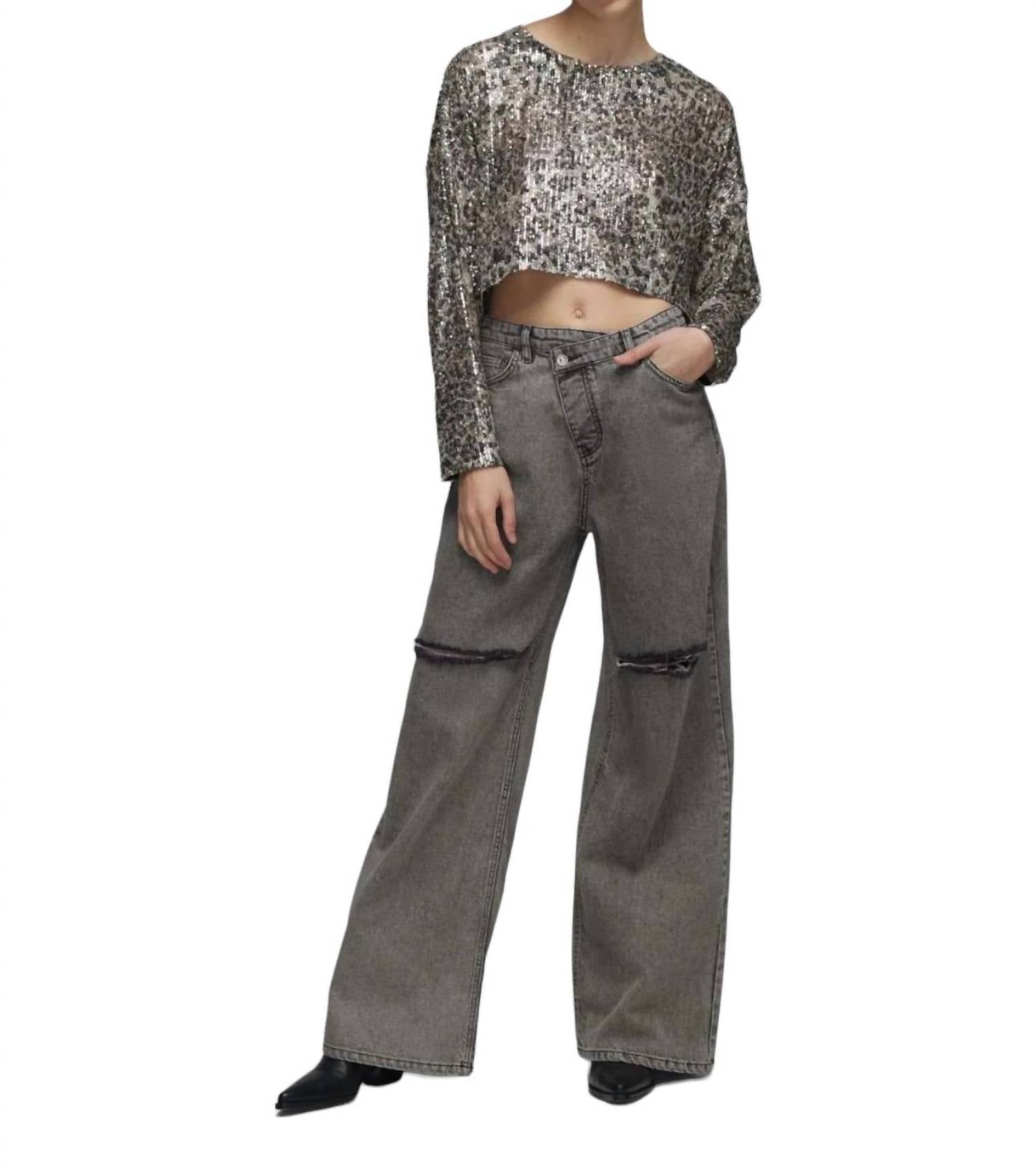 Топ женский IN THE MOOD FOR LOVE, серебряный
Топ женский IN THE MOOD FOR LOVE, серебряный