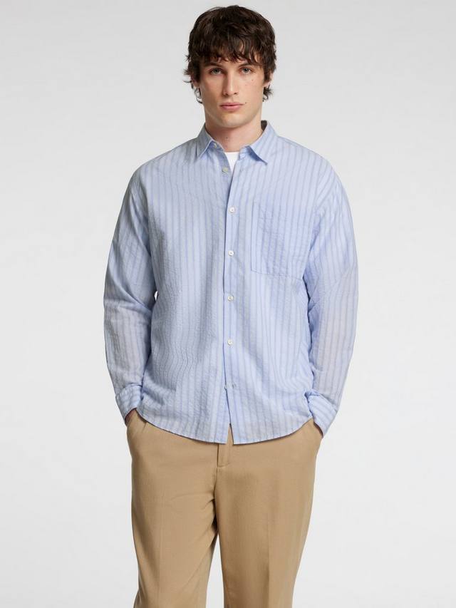 Хлопковая рубашка Regular Fit в полоску из пике Selected, Cashmereblue Stripes
Хлопковая рубашка Regular Fit в полоску из пике Selected, Cashmereblue Stripes