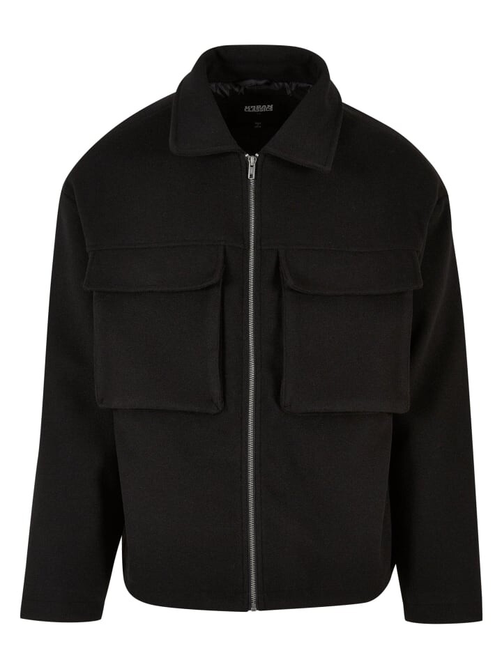 Переходная куртка Urban Classics, черный
Переходная куртка Urban Classics, черный