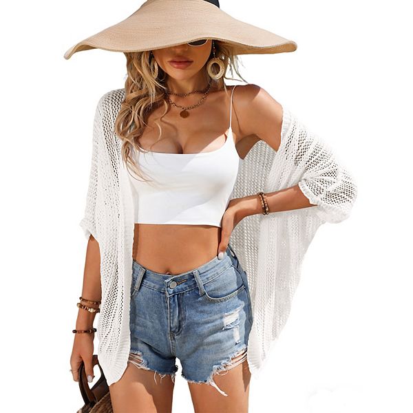 Женский кардиган с открытой передней частью и вязаным узором для пляжа Clearflower, Apricot
Женский кардиган с открытой передней частью и вязаным узором для пляжа Clearflower, Apricot