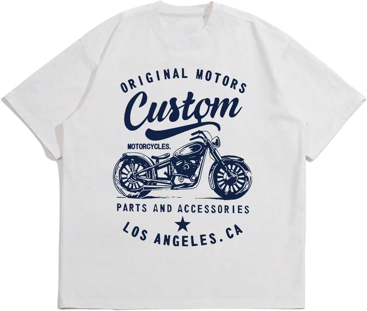 Футболка с принтом для мотоциклистов SweatyRocks
Футболка с принтом для мотоциклистов SweatyRocks